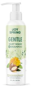 img 4 attached to 👶 Gentle and Natural Baby Body Wash and Shampoo - Delicate Baby Bath Soap and Wash - Tear Free Shampoo for Sensitive Skin, Mild Scent - Soothing Baby Shampoo and Body Wash with Calming Calendula, Chamomile, & Aloe Vera