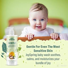 img 1 attached to 👶 Gentle and Natural Baby Body Wash and Shampoo - Delicate Baby Bath Soap and Wash - Tear Free Shampoo for Sensitive Skin, Mild Scent - Soothing Baby Shampoo and Body Wash with Calming Calendula, Chamomile, & Aloe Vera
