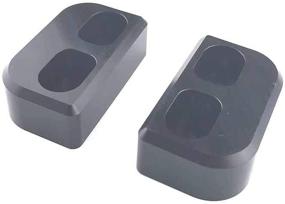 img 2 attached to 🚗 Enhanced Performance for Mazda Miata: 1990-2018 Delrin Black CNC Machined Door Bushings - A Pair