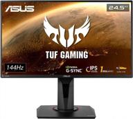 🖥️ asus vg259q gaming monitor: freesync, displayport, 24.5" 1080p, blue light filter, height adjustment, built-in speakers logo