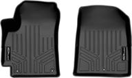 🚗 smartliner all weather custom fit floor mats 1st row liner set black for 2021-2023 kia seltos: top quality protection for your vehicle logo