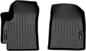 img 4 attached to 🚗 SMARTLINER All Weather Custom Fit Floor Mats 1st Row Liner Set Black for 2021-2023 Kia Seltos: Top Quality Protection for Your Vehicle