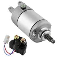 🏍️ caltric starter with relay solenoid for honda fourtrax 300 trx300 trx300fw 2x4 4x4 (1988-2000) логотип