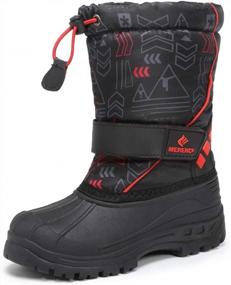 img 4 attached to Cute And Waterproof Snow Boots For Kids: CIOR Boys & Girls Winter Outdoor Boots With Fur Lining