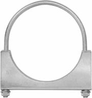 secure your exhaust system with totalflow zinc plated saddle u-bolt clamp – 5 inch logo