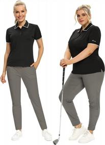 img 1 attached to 🏌️ Hiverlay Women's Golf Polo Shirts: UPF 50+ Lightweight Quick-Dry Tennis Tops for a Stylish & Comfortable Game