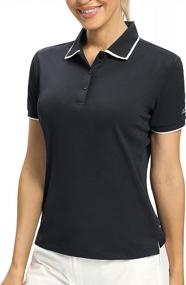img 4 attached to 🏌️ Hiverlay Women's Golf Polo Shirts: UPF 50+ Lightweight Quick-Dry Tennis Tops for a Stylish & Comfortable Game