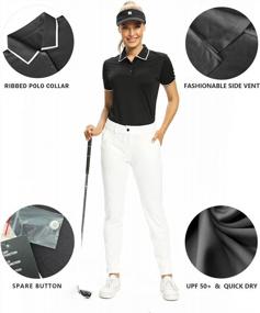 img 2 attached to 🏌️ Hiverlay Women's Golf Polo Shirts: UPF 50+ Lightweight Quick-Dry Tennis Tops for a Stylish & Comfortable Game