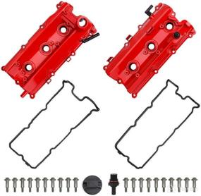 img 4 attached to 🚀 MITZONE Upgrade Aluminum Valve Covers for 2003-2008 Nissan 350Z Infiniti FX35 G35 M35 VQ35DE 3.5L (Part # 13264AM600 13264AM610): Enhanced Performance and Compatibility