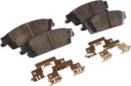 gm genuine parts 171-1228 rear disc brake pad set with high-quality clips for optimal performance логотип