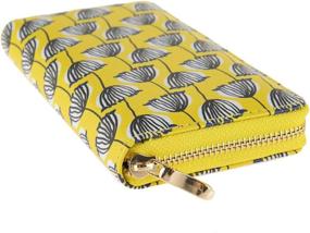 img 1 attached to Lovely Plant Floral Around Wallet Women's Handbags & Wallets : Wallets