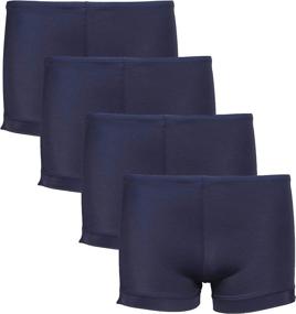 img 4 attached to 4-Pack Cartwheel Shorts for Adorable Girls: 1000% Cuteness and Style