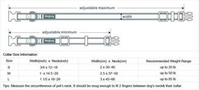 img 3 attached to 🌸 Blueberry Pet Neoprene Padded Dog Collars with Soft & Comfy Flower Print in 10+ Patterns