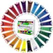 get creative with miratuso's 24-color acrylic paint set for artists, students, and kids – non-toxic, pigmented, and perfect for canvas and wood projects! logo