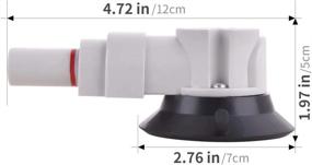 img 1 attached to Vacuum Suction Cup Camera Mount With Hand Pump And Threaded Base - Ideal For Glass And Car Surfaces