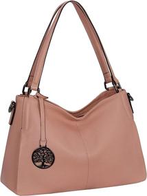 img 3 attached to Leather Handbags Shoulder Handbag Designer Women's Handbags & Wallets : Satchels