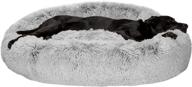 🐾 furhaven donut beds for dogs and cats - calming plush donut bed, beanbag style ball bed, and more - washable, multiple colors and sizes - ideal for small, medium, and large pets logo