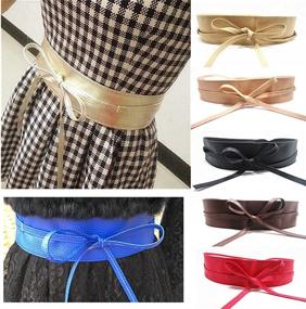 img 2 attached to Womens Leather Fashion Elegant Dresses Women's Accessories - Belts