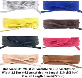 img 3 attached to Womens Leather Fashion Elegant Dresses Women's Accessories - Belts