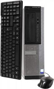 img 4 attached to 💻 Dell Optiplex 990 Desktop PC Bundle - Intel Quad Core i5 3.2GHz, 16GB RAM, 2TB HDD, DVD-RW, Win 10 Pro, USB WiFi & Bluetooth, Keyboard, Mouse + Accessory Pack (Renewed)