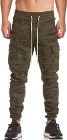 img 3 attached to Men'S Cargo Jogger Pants: Perfect For Workouts, Casual Wear And Work Trousers By PAIZH