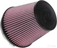 🔍 k&amp;n universal clamp-on air intake filter: high performance, premium, washable replacement filter - 6" diameter, 6.5" height, 1" flange length - round tapered shape, ru-1042 логотип