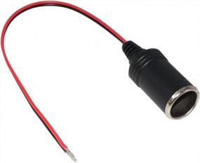 img 1 attached to 12V Car Cigarette Lighter Male Plug Replacement (Female Socket Cable-2P)