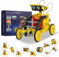 build solar robots with aesgogo stem science projects for kids, the best gift for 8-14 year olds! logo