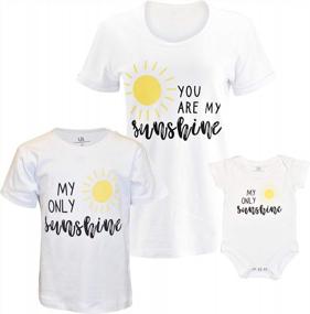 img 4 attached to ☀️ Adorable Matching Baby and Mom Shirts – You are My Sunshine