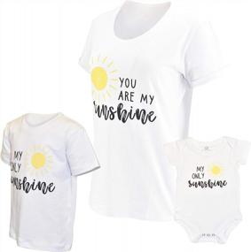 img 3 attached to ☀️ Adorable Matching Baby and Mom Shirts – You are My Sunshine