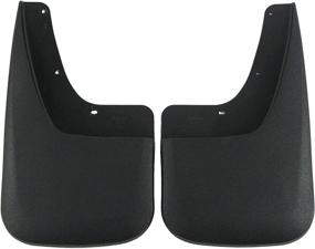 img 4 attached to High-Performance Mud Flaps for GMC Sierra 1500 (2014-2018, 2019 Limited Model Only) &amp; 2500 3500 (2015-2019) - Rear Splash Guards, Molded 2pc Set by Red Hound Auto