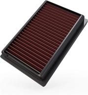 🔌 k&amp;n engine air filter: high performance, washable, replacement filter for toyota/citreon/peugeot hybrids 2012-2018 (prius, corolla hybrid, aygo, c-hr, yaris, tank, aqua, c1ii, 108) - model 33-2485 logo