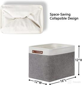 img 3 attached to DULLEMELO Kids' Home Store: Rectangular Collapsible Organizer for Effective Organizing