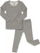 cute toddler pajama set for boys & girls 6m-7t - avauma snug fit cotton sleepwear logo