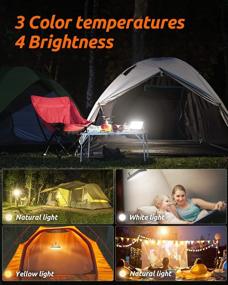 img 3 attached to Eventek LED Camping Lantern: Rechargeable, 1200LM, 5 Light Modes & 20000MAh Power Bank!