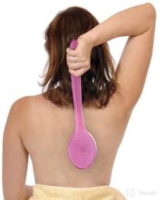 img 1 attached to 🧽 Efficient Long Handle Scrubber for Effective Cleansing and Exfoliating with Tarrant