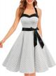 women's vintage 50s halter dress - perfect for rockabilly parties! logo