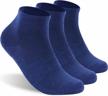 athletic ankle socks, rtzat men's women's 90% merino wool thin ultra-light running moisture wicking socks, 3 pairs 4 logo