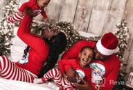 img 1 attached to Get Festive With Our Red Family Matching Christmas Pajama Sets review by Sander Savala