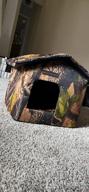 img 1 attached to Stay Cozy In The Outdoors: Weatherproof Rest-Eazzzy Cat House, Insulated Feral Shelter With Selfwarming Mat And Canopy Support For Winter (13*13*14" Black) review by Danielle Nosbush