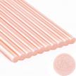 60-piece mini hot melt glue sticks for wax seal stamp - gartful pink glue gun sealing wax sticks for envelopes, wedding invitations, birthday cards, and more logo