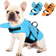 🐾 wings design reflective dog life jacket - sunfura pet life vests with high buoyancy & rescue handle for small medium large dogs, adjustable flotation lifesaver preserver puppy swimsuit for swimming логотип