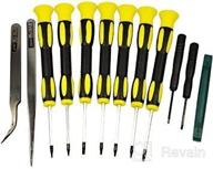 complete tool repair kit: precision screwdrivers & prying tools for motorola, verizon, sprint, att, cingular, razor, and more logo