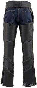 img 3 attached to Milwaukee Vented Leather Chaps Black