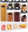 organize your kitchen with keouke airtight food storage containers set-11 pc logo