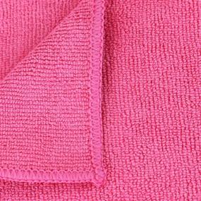 img 1 attached to 🔥 Arkwright Microfiber Hand Towels (16x27, 12 Pack), Ideal Gym Towels for Home, Gym, Salon, Spa, Resort (Hot Pink)
