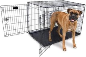img 3 attached to PRECISION PET ProValu Wire Dog Crate: Ensuring Comfort, Security, and Optimal Confinement