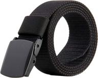 jasgood military tactical plastic belts for men - breathable & lightweight accessories at their finest logo