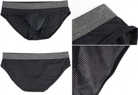 img 3 attached to Tyhengta Men'S Breathable Micro Mesh Briefs With Soft Comfy Pouch - Pack Of 3 (Medium)