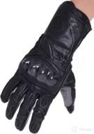 🧤 seibertron sp2 sp-2 adult on-road street racing motorcycle gloves - authentic leather, black, size small logo